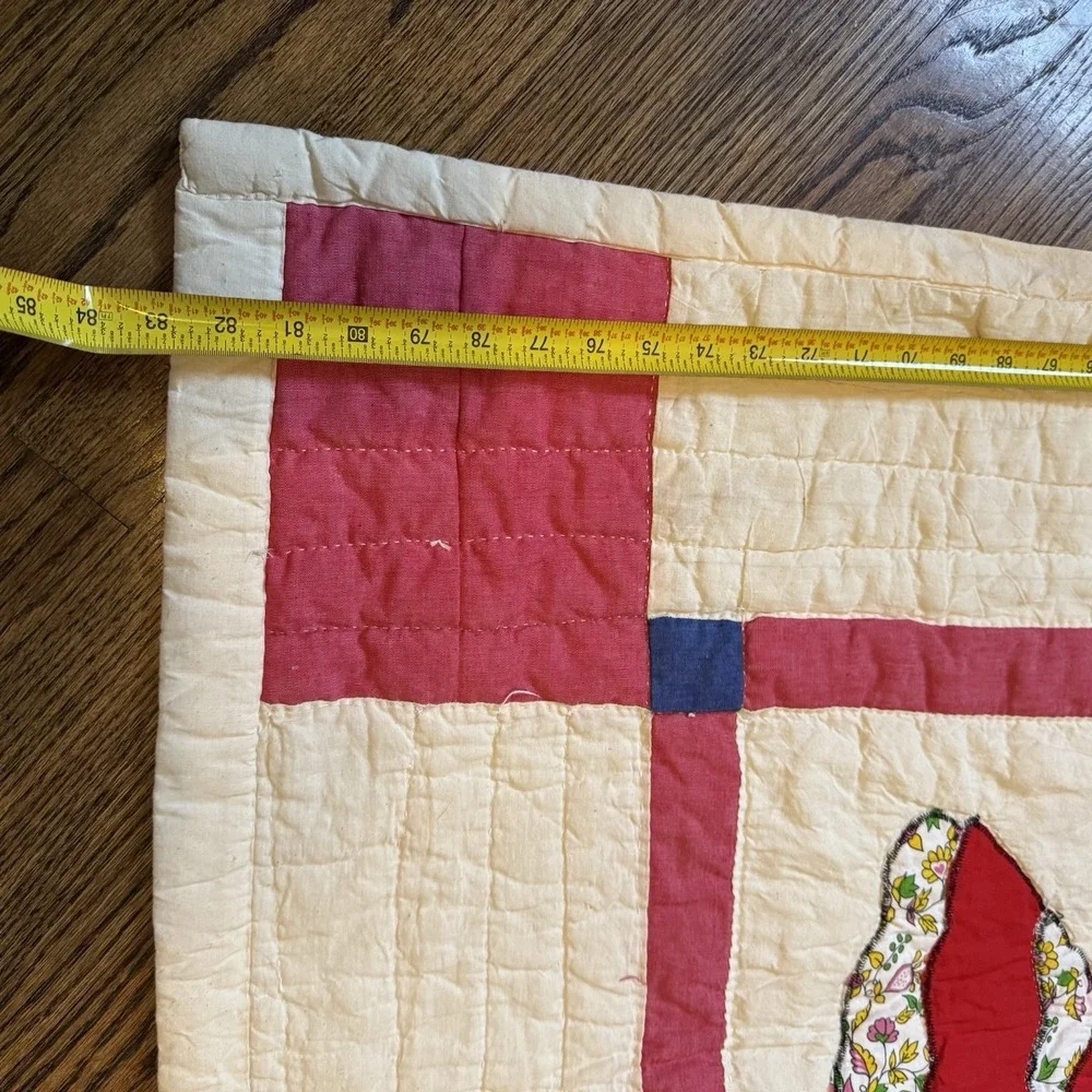 Vintage Handmade Quilt Sunbonnet Sue Southern Belle 71